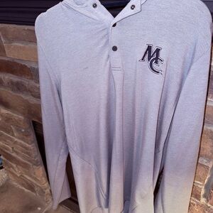 OGIO Gray Sweatshirt Hoodie Soft Fabric Marietta College